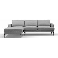 TIANA 3 Seater Sofa With Left Chaise - Grey ,