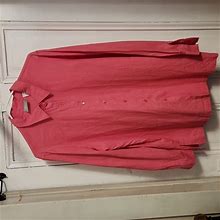 Blair Tops | Hot Pink Linen & Rayon Blouse | Color: Pink | Size: L