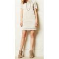 Meadow Rue Crochet Lace Shift Picot Tunic Dress Size Large Ivory