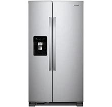 Whirlpool Wrs315sdh Wide 24.6 Cu. Ft Capacity Side By Side Refrigerator - Stainless Light Size 36