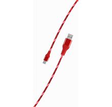 Atrix 3-Ft USB-A To USB-C Cable With Flowing LED Lights Gamestop Exclusive, Red