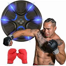 2024 Music Boxing Machine With Boxing Gloves Attached, Wall Mounted Smart Music Boxing Machine, Bluetooth Music Boxing Machine, Indoor Boxing