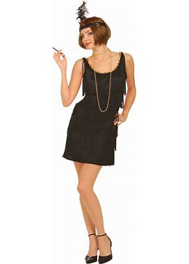 Black Flapper Adult Plus Costume 100-144659