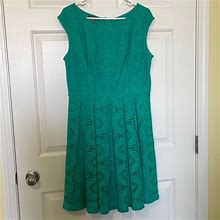 Roz & Ali Dresses | Beautiful Teal Lace Dress | Color: Green | Size: 14