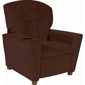 Cup Holder Recliner In Chocolate, Brown, Baby & Toddler Furniture, By Dozydotes