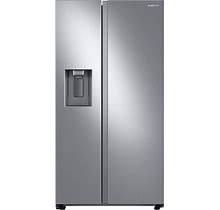 Samsung 22.0 Cu. Ft. Stainless Steel Counter Depth Side-By-Side Refrigerator
