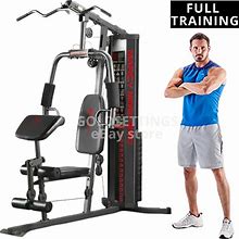 Marcy Home Gym System 150Lb Weight Stack Machine Full Body Training