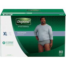 Depend Fit-Flex Underwear For Men 80 Ct - X-Large