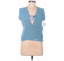 Sears Pullover Sweater: Blue Tops - Women's Size 1