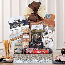Tempting Cheese & Sausage Delights: Gourmet Gift Basket From Great Arrivals