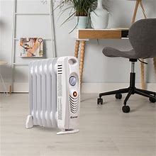 700W Portable Electric Heater Oil Filled Radiator Space Warmer