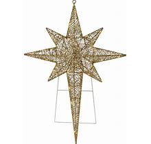 Northlight 36 LED Lighted Gold Star Of Bethlehem Outdoor Christmas Decoration
