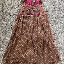 Gap Dresses | Girls Dress | Color: Brown/Cream/Red | Size: 5Tg