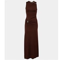 Christopher Esber, Embellished Maxi Dress, Women, Brown, US 10, Dresses, Materialmix