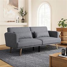Serta By Lifestyle Solutions - Princeton Convertible Sofa, Grey - 113A015GRY