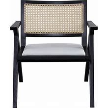 Safavieh Krystine Rattan Accent Chair - Color: Black