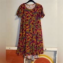 Lularoe Dresses | Lularoe High Low Dress With Pocket Detail | Color: Orange | Size: Xs