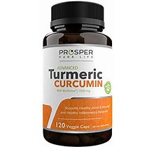 Turmeric Curcumin Advanced (2 Month Supply) 1500Mg 95% Curcuminoids With Bioperine Black Pepper Extract For Better Absorption (120 Capsules) Prosper