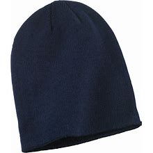 Big Accessories BA519 Slouch Beanie Hat In Navy Blue | Acrylic