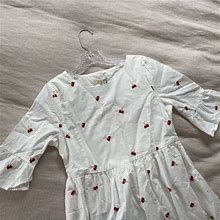 Tea N Rose Dresses | Fooled Tea N Rose White Embroidered Dress (S) | Color: Red/White | Size: S