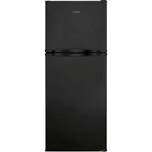 Hotpoint 9.7-Cu Ft Counter-Depth Top-Freezer Refrigerator (Black) | HPS10LGVRBB