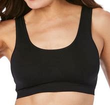 Plus Size Women's The Olivia All-Around Support Comfort Sports Bra By Leading Lady In Black (Size 2X)