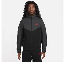 Nike Sportswear Tech Fleece Windrunner Men's Full-Zip Hoodie In Black, Size: XL | FB7921-013