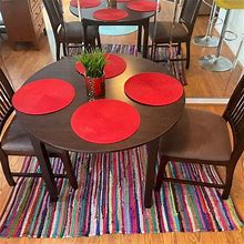 Rooms To Go Durable Dining Table And Chairs - Home | Color: Brown