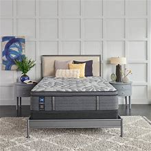 Sealy Posturepedic Plus 14" Plush Pillow Top Mattress And Box Spring W/ Memory Foam | Size 74.0 H X 38.0 W X 14.0 D In | EALY1037_22217034_27974686