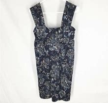 ANN TAYLOR LOFT DRESS SMALL NEW WITH TAGS Sleeveless Stretch Floral Blue NWT