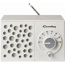 Crosley Radio | White | One Size | Portable Audio Radios | Radio Tuner|Volume Control
