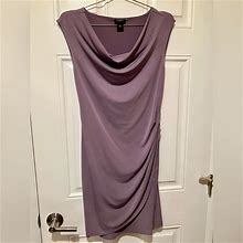Ann Taylor Dress | Color: Gray/Purple | Size: Xs