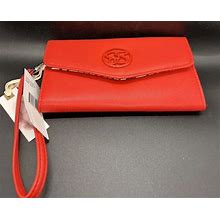 Jessica Simpson Wallet Wristlet Red Scarlet New With Tag