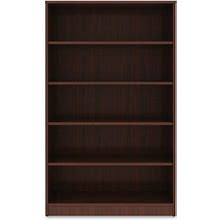 Lorell LLR99787 Bookcase, 5 Shelf, Mah