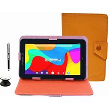 Linsay F7 Tablet, 7" Screen, 2GB Memory, 64GB Storage, Android 13, Brown
