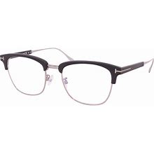 Eyeglasses Tom Ford FT 5590 -F-B 002 Matte Black, Shiny Dark Ruthenium/Blue Blo