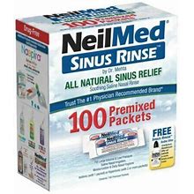 Neilmed Sinus Rinse All Natural Relief 100 Premixed Packets