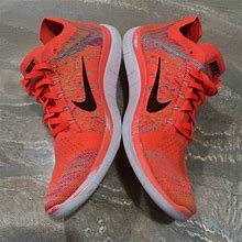 Nike Shoes | Nike Free 4.0 Running Athletics Sneakers Size 8.5 Unisex | Color: Orange | Size: 8.5