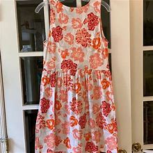 LOFT Floral Dress - Women | Color: Orange | Size: M