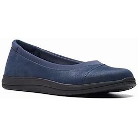 Clarks Womens Breeze Ayla Slip-On Shoe | Blue | Regular 8 | Shoes Slip-On Shoes | Comfort