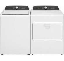 Whirlpool 4.5 Cu. Ft. Top Load Washer/7.0 Cu. Ft. Front Load Dryer Pair