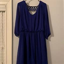 Bcx Dresses | Royal Blue Shift Dress | Color: Blue | Size: Xl