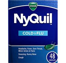 Vicks Nyquil Liquicaps, Nighttime Relief Of Cough, Cold & Flu Relief,