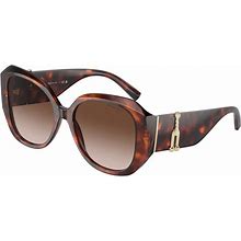 Tiffany 4207BF Sunglasses 80023B - Tortoise - Brown Gradient Women Square
