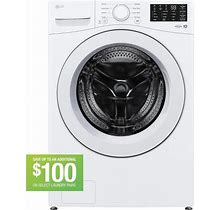 5.0 Cu. Ft. Stackable Front Load Washer In White With 6 Motion Cleaning Technology