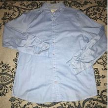 Mens Guess Button Down Dress And Casual Shirt Light Blue Size Xl Slim