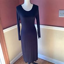 H&M Dresses | H&M Long Sleeve Black Dress | Color: Black | Size: M