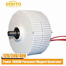 1000W 12V 24V Power Generator Portable Cost-Effective Wind Turbine Generator Motor With MPPT