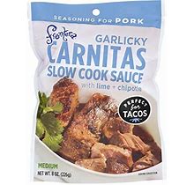 Frontera Foods Garlicky Carnitas Slow Cook Sauce - Garlicky Carnitas - Case Of 6 - 8 Oz.