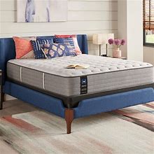 Sealy Posturepedic Engelmann 12.5 in. Soft Innersping Tight Top Full Mattress Set With 9 in. Foundation
